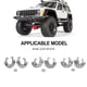 thumbnail image 2 of Contrapeso RCGOFOLLOW Tholdsy pieza de coche de control remoto alta resistencia 1/10 Axial SCX10 Crawler RC, 2 of 6