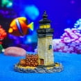 thumbnail image 5 of BIBABLYKE Landscape Artificial Lighthouse Landscape Fish Tanks Castles Decorations for Aquariums Terrarium Shrimp Ornaments, 5 of 7