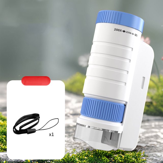 Mini 2026 Pocket For Kids Portable Handheld Kids Mini Scope Educational Science With LED Light 60X 120X