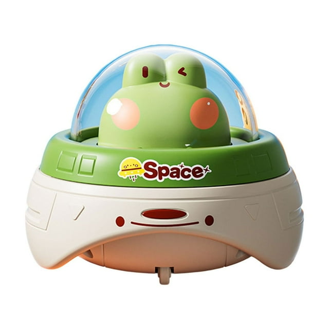 T-544 Voiture Jouet Verte Garçon Fille à Presser pour Enfants Exploration Spatiale Véhicule à Inertie à Rebond Activité Éducative Modèle en Plastique Jouet STIM