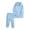 Blue, variant on GiLiling Boys Girls Sweatsuit Set, Fleece Lined Hoodie with Jogger Sweatpants, 2-Piece Outfits for Kids, Cozy Loungewear (Grey, 5-6 Years)