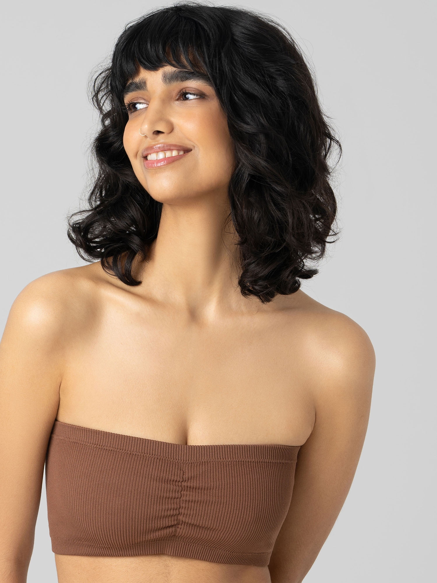 No Boundaries Seamless Bandeau Bra, Women's and Women's Plus, Sizes XS-3XL