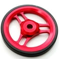 thumbnail image 4 of Dalazy Folding Bike Easy Wheel EZ Wheels for Traveling Rack Red, 4 of 9