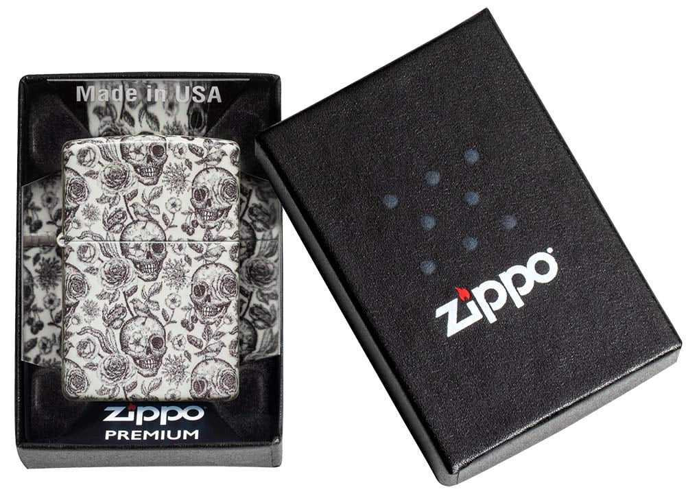 Zippo Skeleton Glow-in-the-Dark 540 Color Pocket Lighter