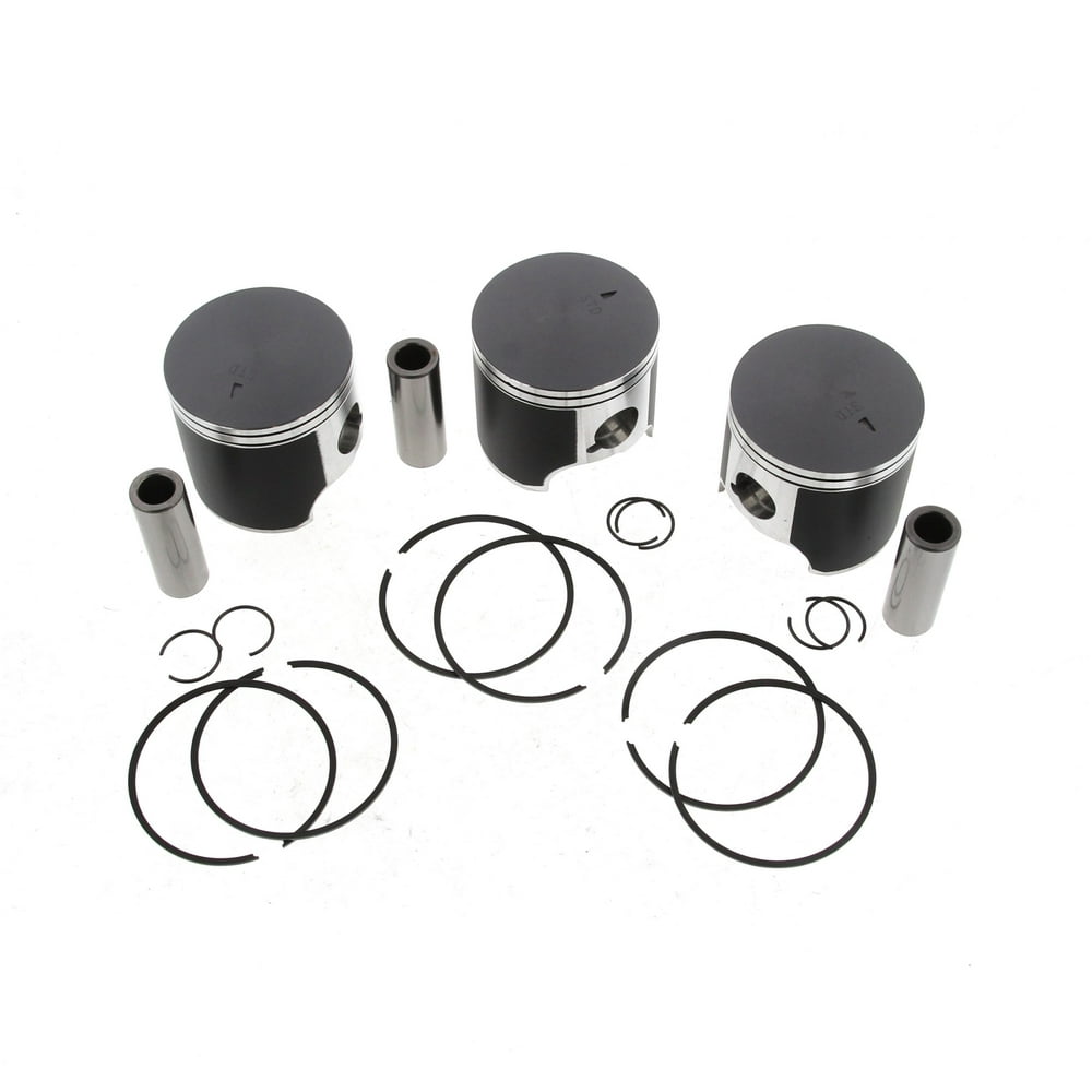 Piston Kit fits Yamaha SX700R 2000 2001 Teflon Coated x3 by Race-Driven ...