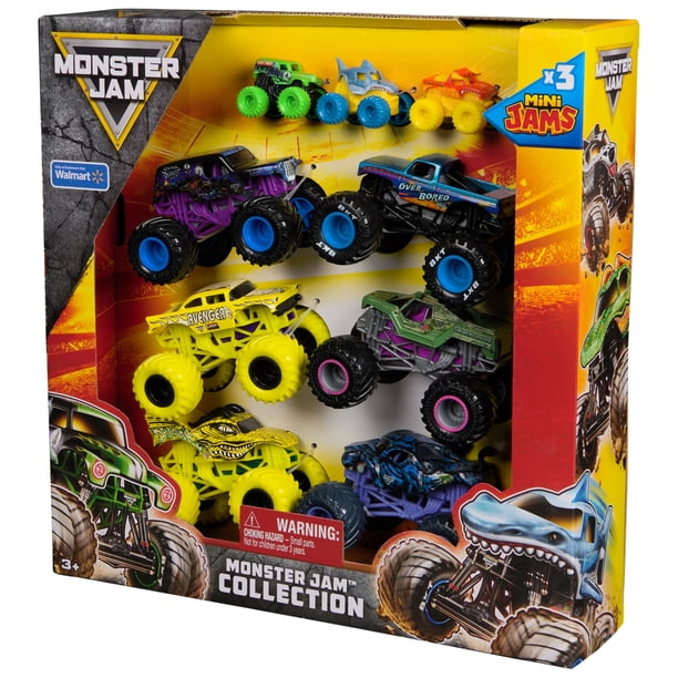 ミニカー Monster Jam Collection 9-Pack Trucks Monster Jam, Official Monster Jam Collection 9-Pack Monster Trucks