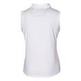 thumbnail image 3 of Women's Cutter & Buck White Northern Arizona Lumberjacks Forge Stretch Sleeveless Polo, 3 of 3