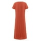 thumbnail image 5 of Vestido Lino Algodón Vestidos casuales Moda Vestido de lino de algodón Tallas grandes Ropa de mujer (Naranja 5XL) Cgtredaw Para estrenar, 5 of 5