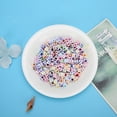 thumbnail image 3 of 500Pcs Acrylic Beads Square Plastic Alphabet Beads For Necklace Bracelet Craft Jewellery Making, 3 of 8