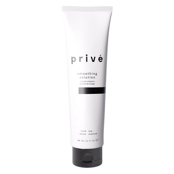 Solución suavizante Prive (3 onzas líquidas/88 mililitros) - Combate el encrespamiento creando un acabado elegante para cabello liso, definido y suave