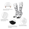 thumbnail image 3 of Naloa Country Farm Scene Knee Socks, High Socks Long Stretchy Sock Women Knee High Stocking, Long Socks for Women, 3 of 6