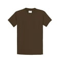thumbnail image 2 of Regular Fit Youth Short Sleeves Cotton Tshirt Tee 2 Pack Deal - Dark Choco, Yellow, XS, 2 of 3
