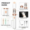 thumbnail image 7 of PluxyEpil Pro 3.0 Facial Epilator for Women, 2-in-1 Painless Hair Remover for Upper Lip, Chin, Eyebrows & Arms, Waterproof Rechargeable, 7 of 7