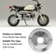 thumbnail image 4 of Llanta De Rueda Delantera De Motocicleta, Aspecto Fresco, Pulida, Alta Dureza, Llanta De Rueda Trasera De 10 Pulgadas, aleación De Aluminio Para Monkey Z50 Z50J Z50R JC CT70 Mini, 4 of 7