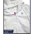 thumbnail image 5 of Reebok Womens Rain Jacket Lightweight Water-Resistant Windbreaker for Women with Adjustable Hood, 5 of 7