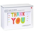 thumbnail image 4 of American Greetings Thank You Card Stationery Notes, Multi-burst (50-Count), 4 of 4
