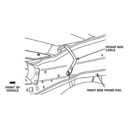 Ford Pickup Bed Oe Xc3z9900038ba Pickup Bed Retaining Cable Kit, pickup bed retaining cable kit By Ford ()