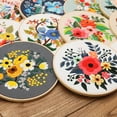 thumbnail image 6 of Diy Embroidery Kit Floral Patterns Embroidery Needlework Set Cross Stitch Kits For Beginners Craft Lover, 6 of 7