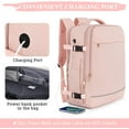 thumbnail image 6 of Softlife Durable Extra Large 40L Travel Backpack for17 Inch Laptop,Pink, 6 of 9