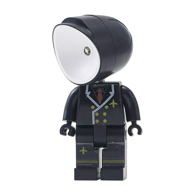 Chmadoxn Night Lights Astronaut Children's Warm Light Night Light Button Battery Mini Light Decoration Light Night