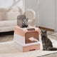 thumbnail image 3 of Cat Litter Box Oversize Rechargeable Sterilizing Deodorant Fully Enclosed Toilet Large Capacity UV Sterilizatio Pet Products ShopWise Round, 3 of 13