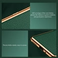 thumbnail image 4 of For Samsung Galaxy S21 Ultra Red Leather Soft Luxury Stream Plating Elegant Cover Case, 4 of 5