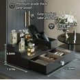 thumbnail image 5 of RFCUIBIJ Pine Wood Cologne Stand Organizer for Men  3 Tier Cologne Display Shelf Organizer with Hidden Compartment and Velvet Lining Drawer  Perfume Display Holder, 5 of 7