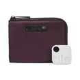 thumbnail image 3 of Kenneth Cole Reaction Top Zip Coin Purse With Tracker Wallets, Burgundy, 3 of 3
