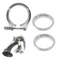 thumbnail image 2 of Stainless Steel V Band Clamp with Flange for Auto Exhaust Pipe(2.5inch-63mm ), 2 of 3