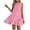 Pink, variant on Summer Casual Dresses for Women's Print Sleeveless Dress Crew Neck A Line Dress Flattering Daily Vacation Outfits Orange XL