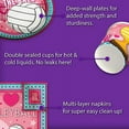 thumbnail image 5 of I love Volleyball Birthday Party Supplies Set Plates Napkins Cups Tableware Kit for 16, 5 of 8