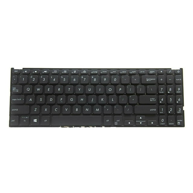 Sidaley Teclado para portátil Accesorio de entrada simple Accesorios para PC Kit de teclado retroiluminado Reemplazo para Vivobook X512 X512UB Cuadernos de escritura y cuadernos de bocetos