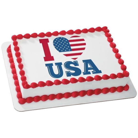 Edible Cake Celebrate America Cake Pick, By TNCT