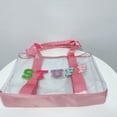 thumbnail image 3 of Bolso de mano de mujer de gran capacidad de PVC Fashionalbe para viajes de oficina (rosa), 3 of 8