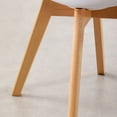thumbnail image 4 of Silla auxiliar de mediados de siglo, 1 pieza Silla de concha moderna Silla de concha moderna Silla auxiliar de plástico impulsada por el rendimiento, 4 of 8