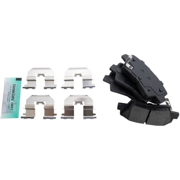 Rear Brake Pad Set - Compatible with 2011 - 2015 Hyundai Sonata 2012 2013 2014