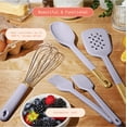 thumbnail image 3 of Beautiful 5-Piece Kitchen Tool Set, Lavender by Drew Barrymore, 3 of 12