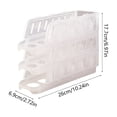 thumbnail image 3 of CaiYueKe Rolling Egg Organizer Refrigerator Storage Container Slide Rack Kitchen Countertop Holder Plastic Egg Tray Dispenser Carton Refrigerator Side Door Organizer, 3 of 6