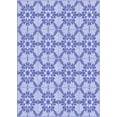 thumbnail image 1 of Ahgly Company Machine Washable Indoor Rectangle Transitional Periwinkle Purple Area Rugs, 2' x 5', 1 of 7