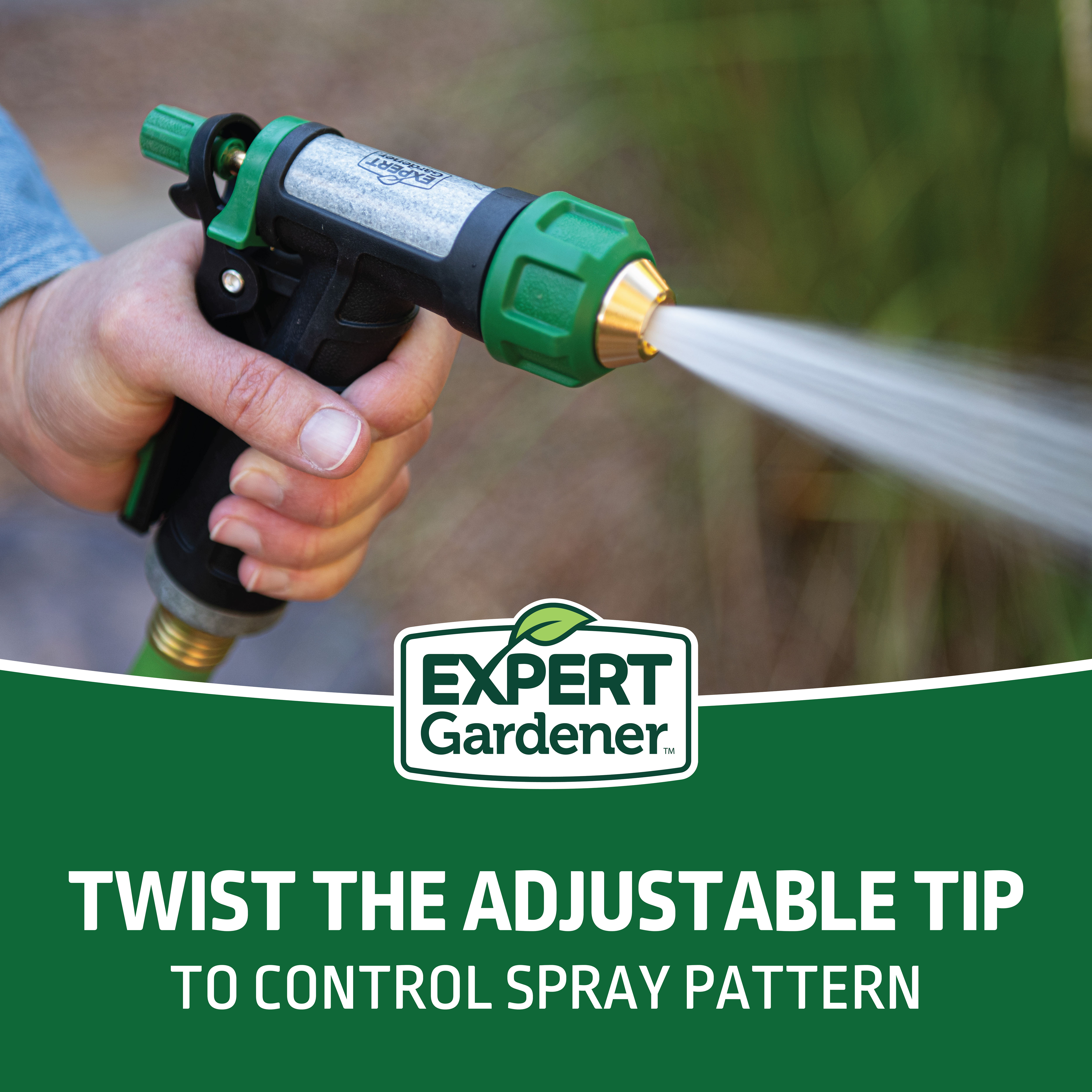 Expert Gardener 5" Adjustable Tip Cast Metal Watering Nozzle photo 5