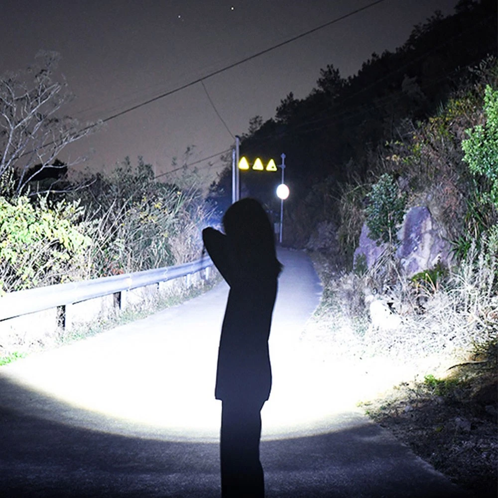 1000000 Lumens Super-Bright LED Tactical Flashlight Rechargeable COB Work Light