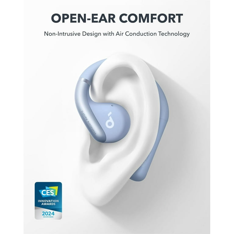 Soundcore Anker AeroFit Open-Ear Headphones, Blue - Walmart.com