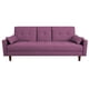 thumbnail image 2 of Sofá Cama Reclinable El Bazar Store Cancún Lino Rosa Brazos Separados Respaldo Abatible, 2 of 7