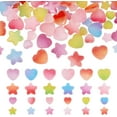 thumbnail image 2 of 144pcs Candy Slime Charms 24 Styles Kawaii Nail Charms Star Cabochon Resin Heart Flatback Tiles Sweet Candy Decorations, 2 of 7