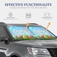 thumbnail image 7 of Picia Happy Easter 2 Piece Car Windshield Sun Shade Foldable | Foldable Sun Shield for Front Window Blocks UV Rays and Keeps Your Vehicle Cool-Medium, 7 of 7