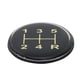thumbnail image 1 of ColoMX Pegatina universal para palanca de cambios de coche, para transmisión manual, pieza de repuesto para interior de coche, pegatina decorativa para palanca de cambios de coche., 1 of 7