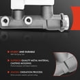 thumbnail image 2 of A-Premium Brake Master Cylinder Compatible with Chevy, Cadillac, Dodge and GMC Vehicles - C1500, C2500, K1500, K2500, Escalade, Ram 1500, Tahoe, Yukon - Replaces 18021273, 18029967, 4778450, M390259, 2 of 8