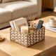 thumbnail image 5 of MTBLYS Cesta organizadora de papel tejido natural para escritorio|mesa de centro o encimera|Ideal para guardar aperitivos|cosméticos y objetos pequeños en el hogar|la oficina o la sala de estar, 5 of 6