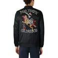 thumbnail image 2 of Ma Croix Mens Heavyweight Japanese Mythology Embroidered Patch Bomber Flight Military Zip-Up Jacket, 2 of 6