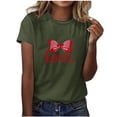 thumbnail image 1 of RXMEKW Chemises à Manches Courtes pour Femmes, T-Shirts Décontractés Imprimés à Col Rond pour Femmes, 1 of 8